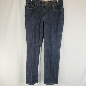 St. John's Bay Petite Straight Leg Five Pocket Jeans Size 12P